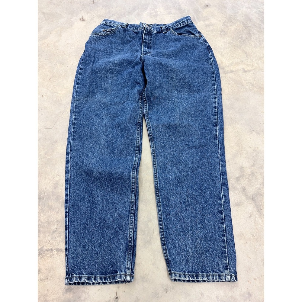 Lee Original Jeansβ Womens 16 Blue Denim 100% Cotton Straight Streetwear Skater